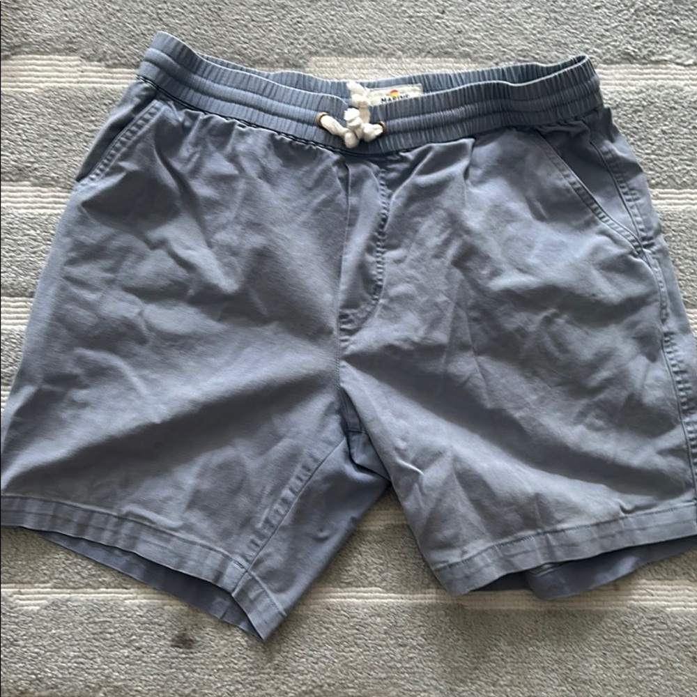 Marine layer Saturday short (mens, light blue)